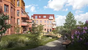 Heggedal Hage fasade og fellesareal